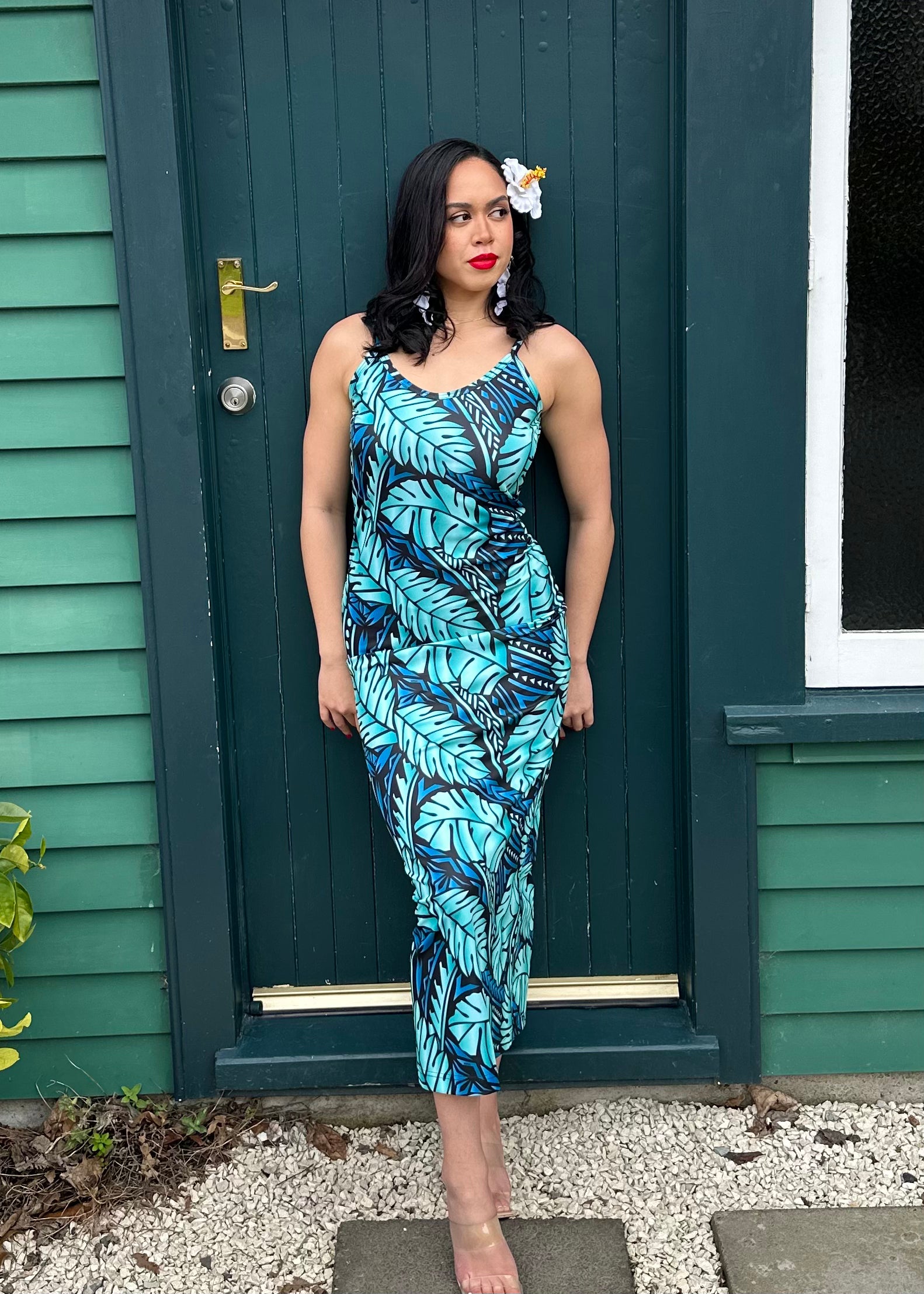 Ava Dress - Turquoise