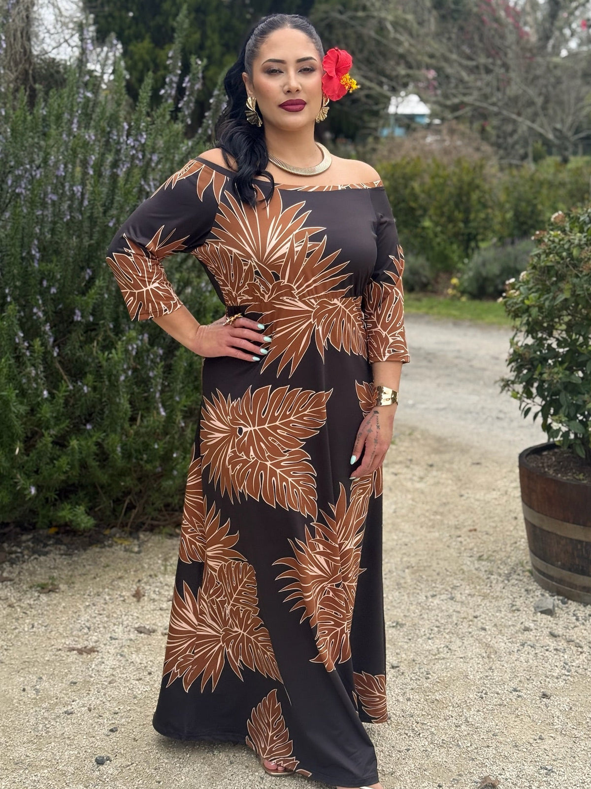 Leilani Dress - Ash Amber