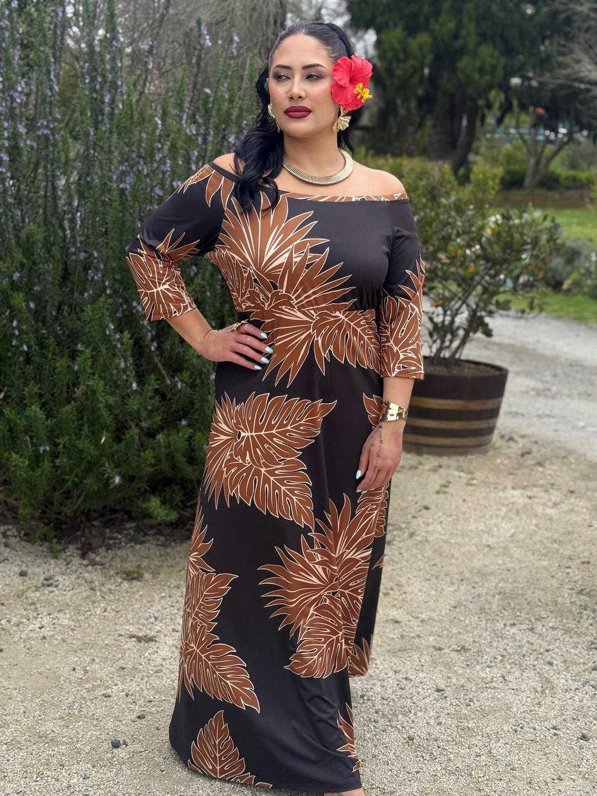 Leilani Dress - Ash Amber