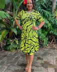 Ava Pacific Print Dress