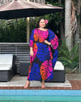 Tala Kaftan - Violet Monstera