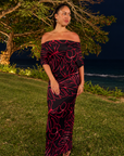 Tiani Dress - Fuschia Fever