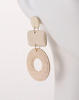 Drop Wood Earrings