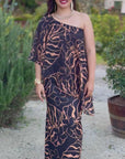 Ayla Dress - Midnight Gold