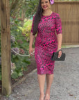 Grace Dress - Pink Licorice