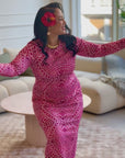 Alexandra Dress - Pacific Pink