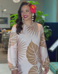Keilani Dress - Caramel Creme